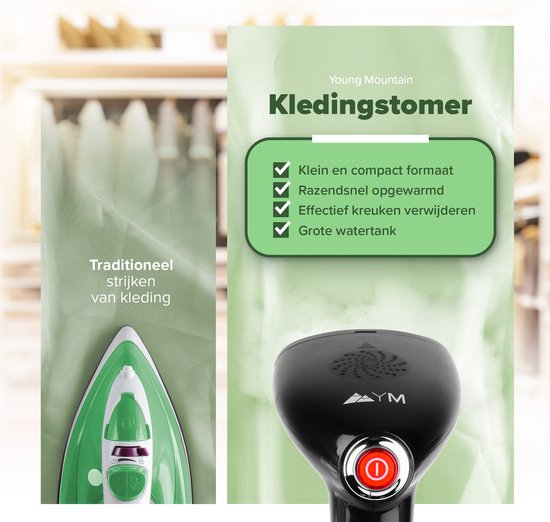 Cozy .® Premium Kledingstomer - Handstomer & Stoomapparaat Kleding Handstomer Stoomreiniger Kleding Kleding Stomer 1640w Incl Opbergtas 6784483ba2a99f1cd6075850