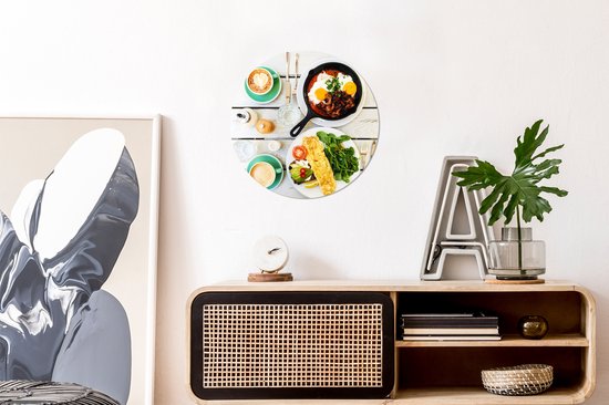 photo du Brunch Wall cercle aluminium ⌀ 30 cm - impression photo sur cercle mural / cercle vivant / cercle jardin (décoration murale)