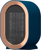 Bol.com Elektrische kachel-Kamer verwarming-Mini heater-1200 W-Blauw aanbieding
