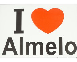 Koelkast magneet I love Almelo.