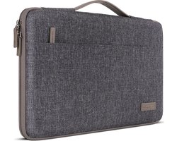 Tas Hoes voor 13,3 inch notebook laptop sleeve case waterdichte laptophoes voor 13" oude MacBook Pro/MacBook Air/13,5" Microsoft Surface Book 2020/Surface Laptop 4 3/MateBook D14, donkergrijs