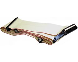 Deltaco DEL-121V ATA/ATAPI-7 (Ultra ATA133) Plat Vrouwelijk/Vrouwelijk PATA kabel