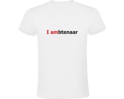 I AMbtenaar T-shirt | Overheid | Gemeentewerker | Werk | Werken | Gezondheidszorg | Handhaving | Shirt