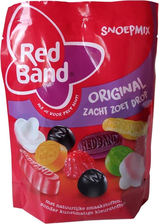 Red Band Stand Up Pouch Candy Mix Original 10 sachets x 220
