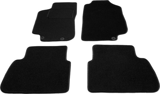 Tapis de voiture sur mesure - tissu noir - convient pour Saab 9-5 1997-2010