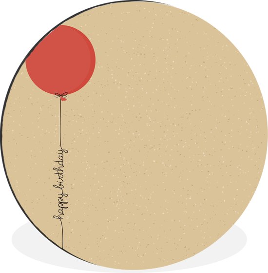 Une illustration d'un ballon sur une ficelle avec un texte Cercle