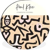 WallCircle - Tableau - Affiche des Comédiens des Oude Meesters Paul Klee - Multicolore - 140 X 140 Cm
