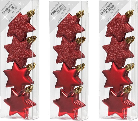 Wit-gouden kersthanger 10 cm van kunststof Wit-gouden kersthanger 10 cm van kunststof