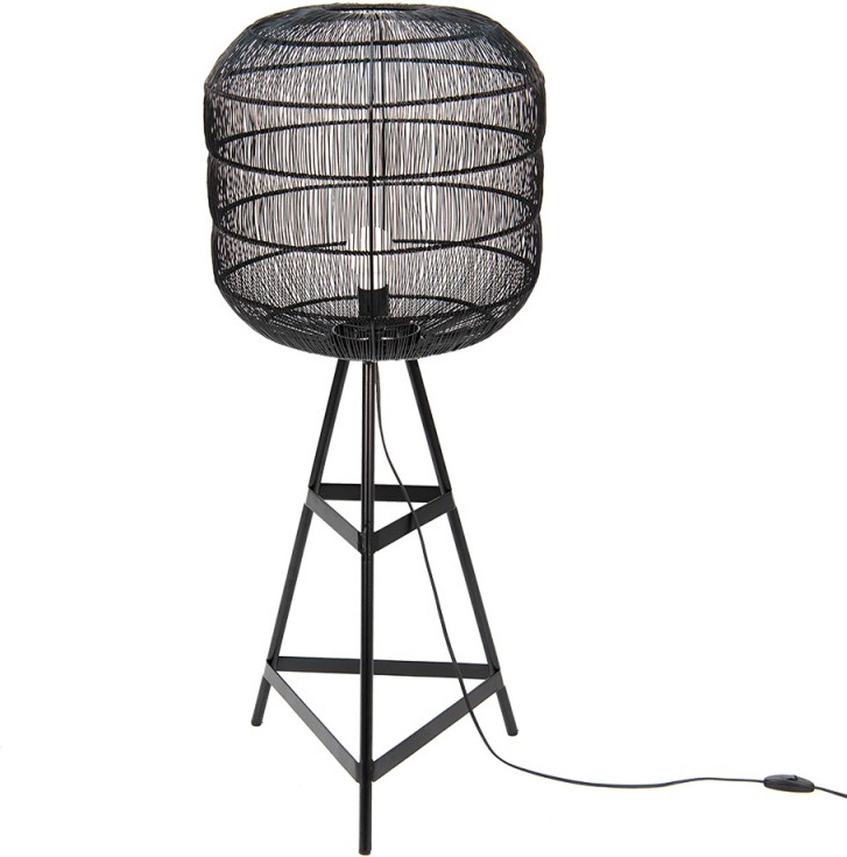 Vtw Living - Sfeervolle Tafellamp - Woonkamer - Slaapkamer - Zwart - 100 cm