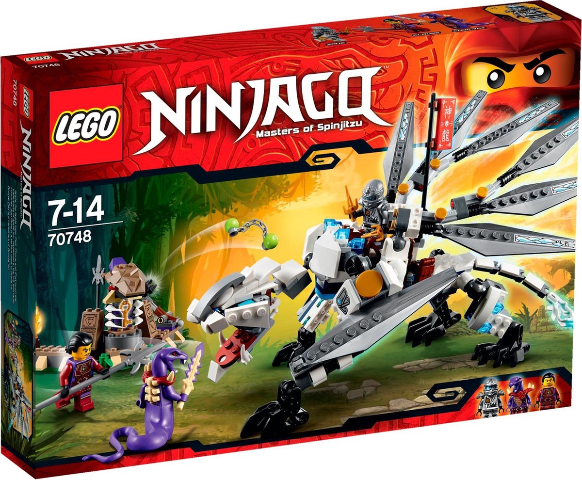 LEGO NINJAGO Titanium Draak - 70748 | bol.com