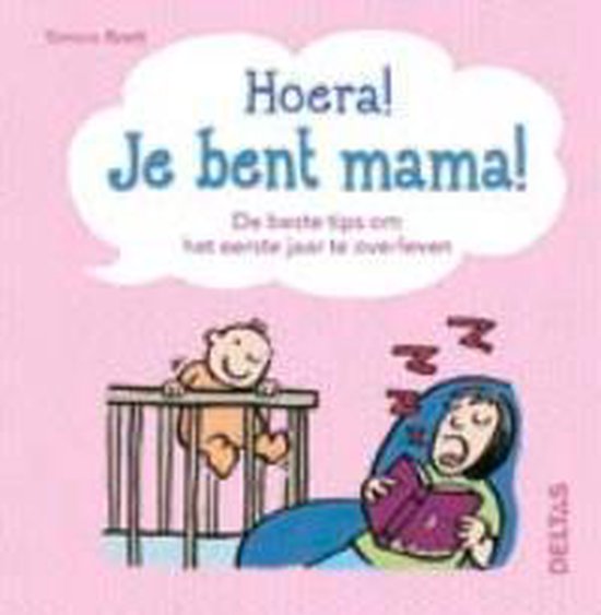 Cover van het boek 'Hoera! Je bent mama!' van Simon Brett