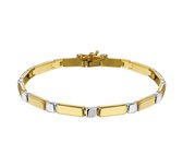 The Jewelry Collection Armband 4,0 mm 19 cm - Bicolor Goud (14 Krt.)