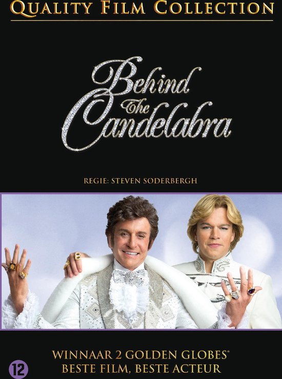 Behind the candelabra