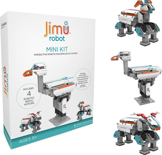 Jimu Robot Mini Kit - Programmeerbare Robot Set voor Kinderen - 3 Modellen  | bol.com