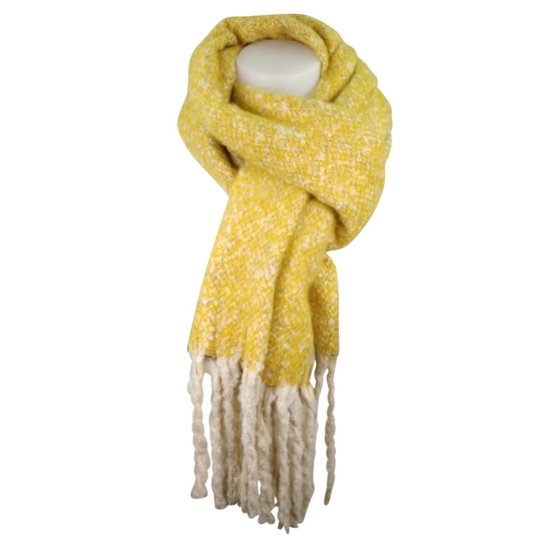fusie rek Besparing sjaal geel | bol.com