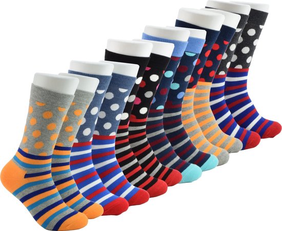 sokken voor volwassenen 'you can do it' middenblauw