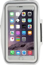 Shop4 - iPhone 6s Plus - Sport Armband Reflector Wit