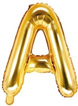 Folie ballon Letter A, 35cm, goud