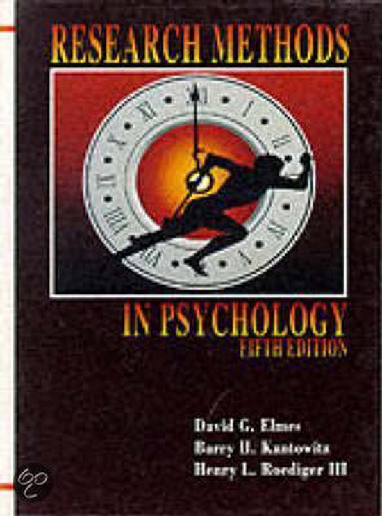 Research Methods In Psychology - cover