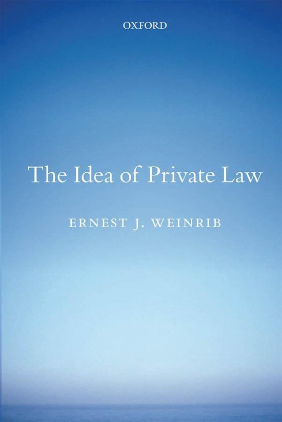 The Idea of Private Law - cover
