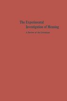 The Experimental Investigation of Meaning
