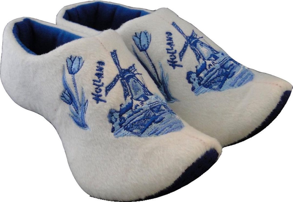 Holland slippers by Wilhelmus Klompsloffen Delftblue
