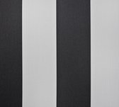 Dutch Wallcoverings Vliesbehang streep - zwart/wit