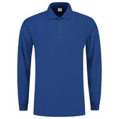 Tricorp Poloshirt lange mouw - Casual - 201009 - Royalblauw - maat 3XL