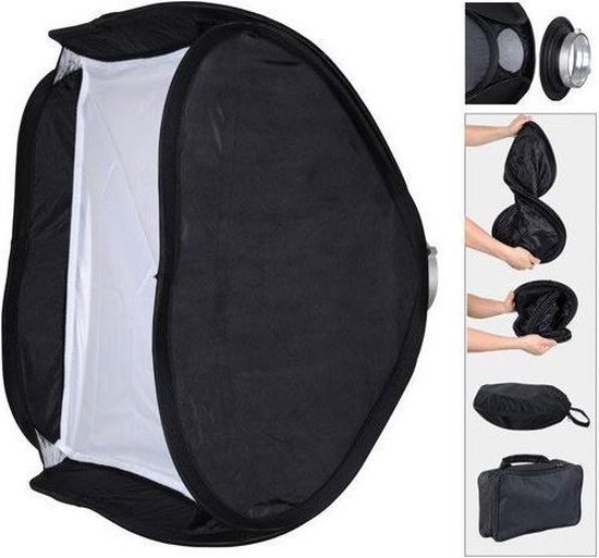 BRESSER Octabox Super Quick Quick Quick 90 cm pour Flash d'appareil Photo