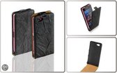 Lelycase Vintage Dark Lederen Flip Case Hoesje Sony Xperia Z1 Compact