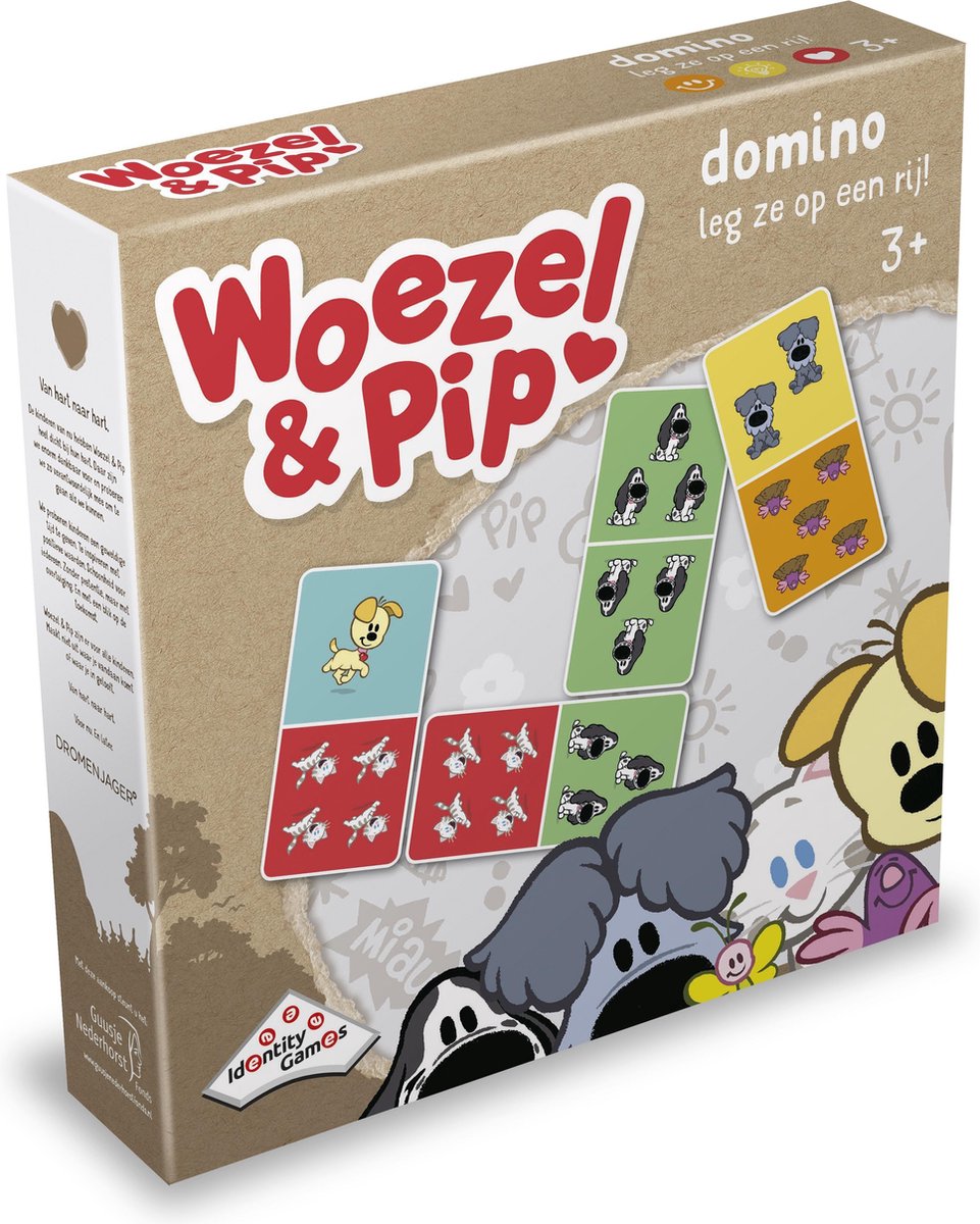 ramp Extreem kraam Woezel en Pip Domino - Kaartspel | Games | bol.com