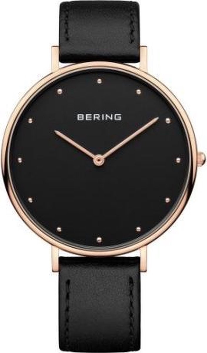 BERING 14839-462 - Horloge - Kalfsleer - Rosékleurig - Ø 39 mm