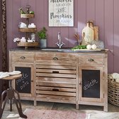 LOBERON Gootsteenkast Rawlings bruin/antraciet