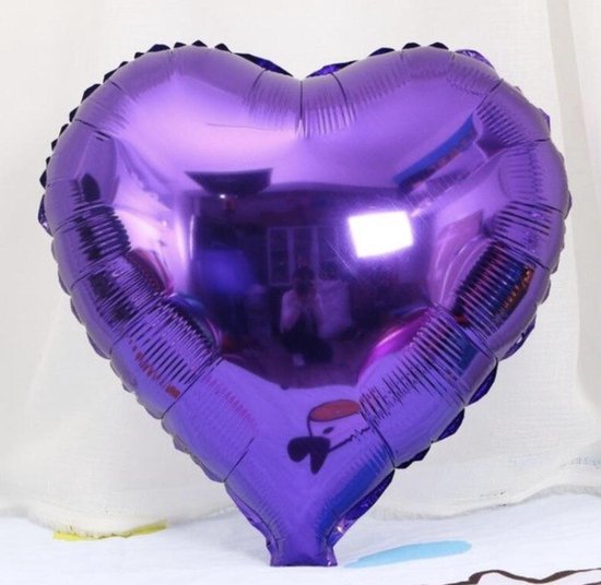 Folie Ballon Hart 45cm Paars - Helium Ballon