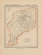 Historische kaart, plattegrond van gemeente Nistelrode in Noord Brabant uit 1867 door Kuyper van Kaartcadeau.com