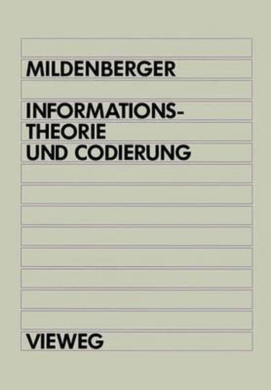 Informationstheorie und Codierung - cover