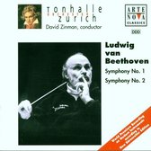 Beethoven: Symphonies no 1 & 2 / Zinman, Tonhalle Zurich