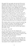 Karakterillustratie van een jongen die droomt van voetballen, met een voetbal op de voorgrond.