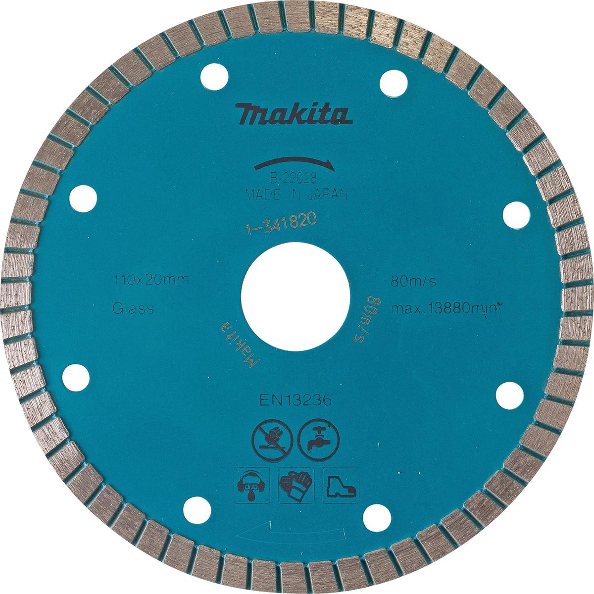 Makita B-22028 Diamantschijf | 110 x 20 x 1,9 mm