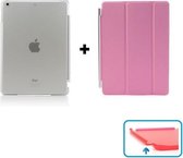 Apple iPad Pro 1  Smart Cover Hoes - inclusief Transparante achterkant - Roze