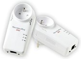 Hercules ePlug 200 Mini Pass Thru Duo Adapters - Wit