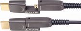 Inakustik 0092431015, 15 m, HDMI Type D (Micro), HDMI Type D (Micro), 18,2 Gbit/s, Audio Return Channel (ARC), Antraciet