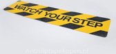 Antislip traptrede Watch Your step - 600 mm x 150 mm  (1 stuks)