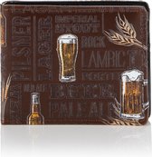 Shagwear Portemonnee - Stoere Billfold Heren Portemonnee - Mannen - Kunstleer - Craft Beer (009736W)