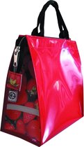 Du Baj BIKEshopper Red Strawberry - Fietstas - Achter - 21 l - Rood