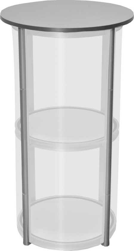 Vrijgevigheid Verfrissend Oxideren portable ronde vitrine/toonbank/balie | bol.com
