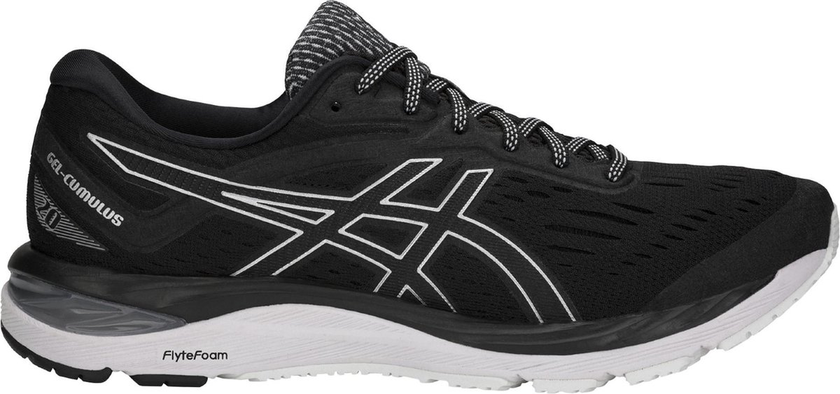 bol.com | Asics Gel-Cumulus 20 Hardloopschoenen Heren Sportschoenen - Maat  46.5 - Mannen - zwart/wit