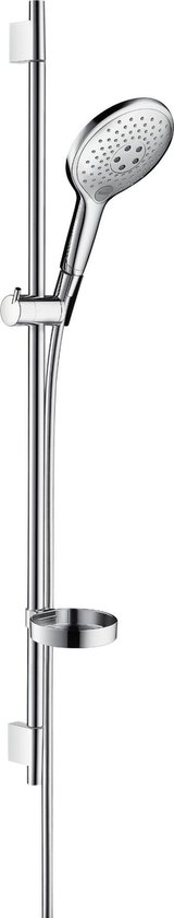 hansgrohe Raindance Select S 150 / Unica'S Puro Glijstangset - 90 cm - Chroom - 3 straalsoorten - diameter handdouche 150 mm