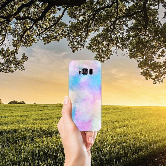 Housse TPU Silicone Etui pour Samsung Galaxy S8 Plus Coque Téléphone Aquarelle Lumière