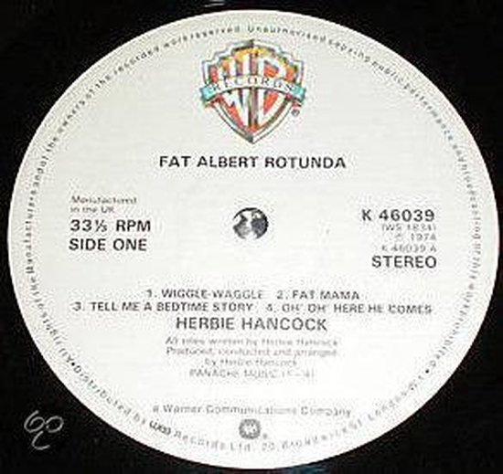 Fat Albert Rotunda, Herbie Hancock LP (album) Muziek